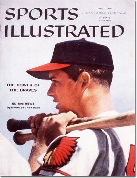 Milwaukee Braves Hank Aaron Sports Illustrated Cover by Sports Illustrated